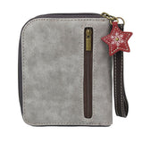 Chala Snowman Zip Around Wallet