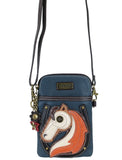 Chala Horse Cellphone Crossbody Horse Lovers Purse Adjustable Strap