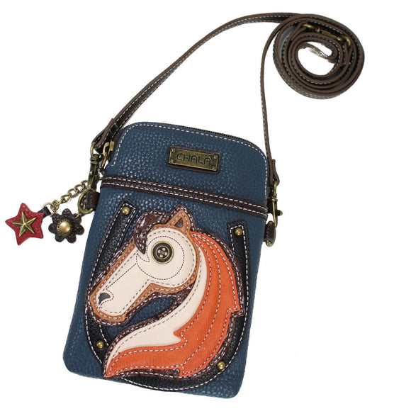 Chala Horse Cellphone Crossbody Horse Lovers Purse Adjustable Strap