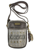 Chala Origami Cellphone Crossbody Feather Olive