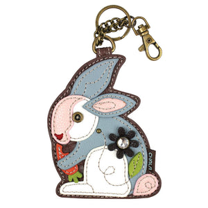 Chala Key Fob and Coin Purse Rabbit