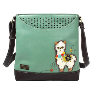 Chala Sweet Messenger Llama Handbag, Purse, Tote, Crossbody