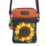 Chala Cellphone Crossbody Purse Sunflower Adjustable Strap Handbag