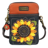 Chala Cellphone Crossbody Purse Sunflower Adjustable Strap Handbag