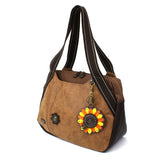 Chala Sunflower Bowling Bag Sunflower Purse Handbag