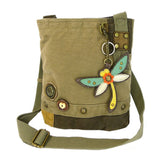 Chala Dragonfly Patch Crossbody Purse Handbag