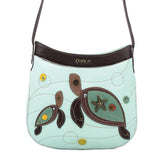 Chala Sea Turtle Crescent Crossbody Purse Handbag Turtle