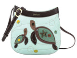 Chala Sea Turtle Crescent Crossbody Purse Handbag Turtle