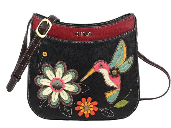 Chala Hummingbird Crescent Crossbody Purse Hummingbird Handbag