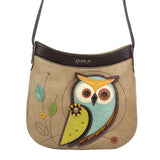 Chala Owl Crescent Crossbody Purse Owl Handbag