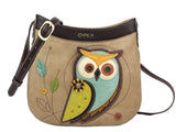 Chala Owl Crescent Crossbody Purse Owl Handbag