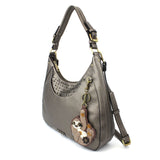 Chala Sweet Hobo Tote Handbag Purse Sloth Pewter