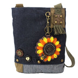 Chala Sunflower Collectors Patch Crossbody Purse Sunflower Handbag