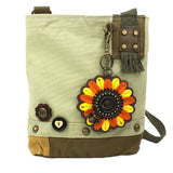 Chala Sunflower Collectors Patch Crossbody Purse Sunflower Handbag