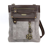 Chala Paw Print Gemini 3-In-1 Crossbody Handbag Convertible Purse