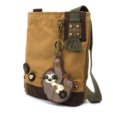 Chala Sloth Lovers Patch Crossbody Purse Sloth Collectors Handbag