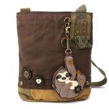 Chala Sloth Lovers Patch Crossbody Purse Sloth Collectors Handbag