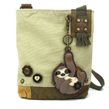 Chala Sloth Lovers Patch Crossbody Purse Sloth Collectors Handbag