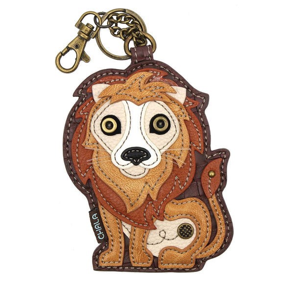 Chala Key Fob and Coin Purse Lion