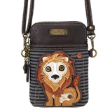 Chala Lion Cellphone Crossbody Purse Lion Lovers Handbag