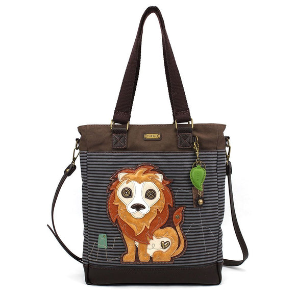 Chala Lion Work Tote Handbag Shoulder Bag, Purse