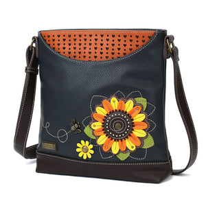 Chala Sweet Messenger Sunflower Handbag, Tote, Crossbody, Purse
