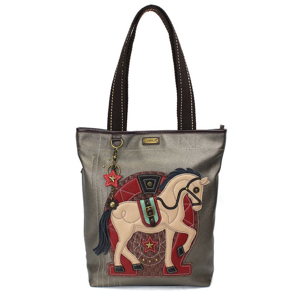 Chala Horse Everyday Zip Tote Purse Shoulder Bag