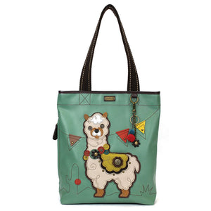 Chala Llama Everyday Zip Tote Purse Shoulder Bag