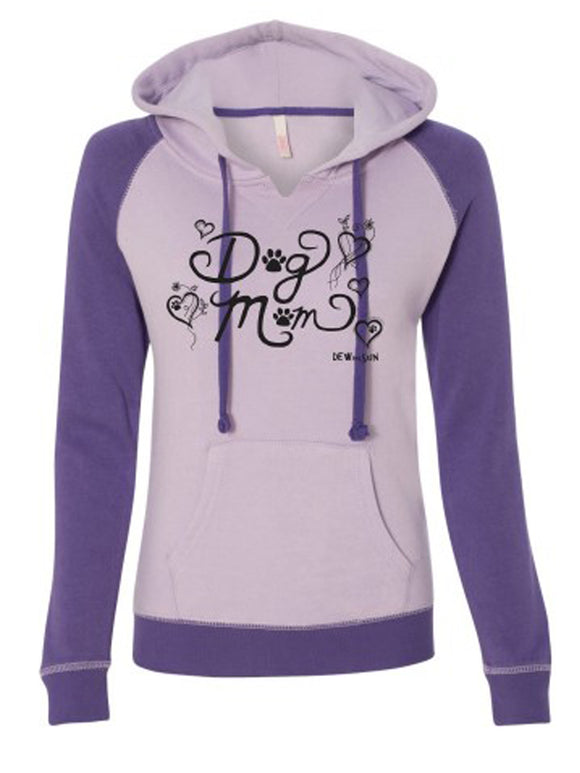 Dog Mom Pullover Hoodie Women's Dog Lover