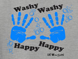 Washy Washy Happy Happy T-Shirt Unisex Adult Sizing