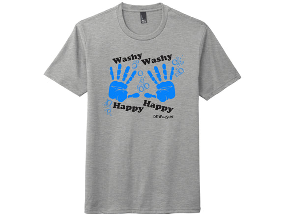 Washy Washy Happy Happy T-Shirt Unisex Adult Sizing