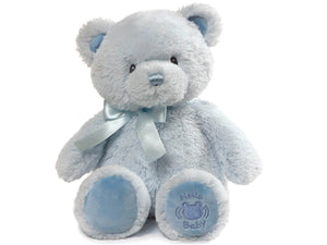 Baby GUND My First Teddy Sound Toy Stuffed Animal Plush, Blue, 10"