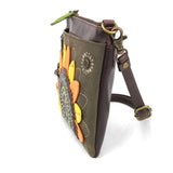 Chala Dazzled Mini Crossbody Sunflower Purse Handbag Adjustable Straps