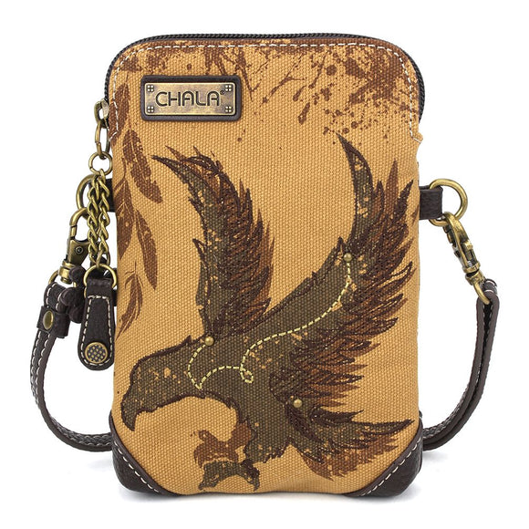 Chala Safari Cellphone Crossbody Eagle Purse Handbag