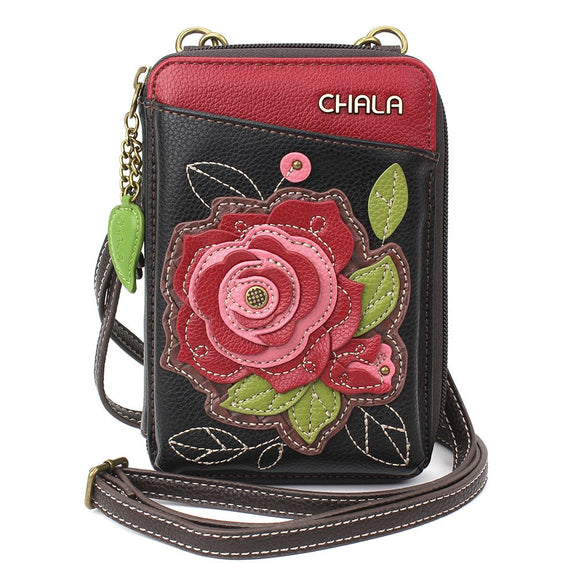 CHALA Wallet Crossbody Purse Handbag Rose - Brown