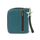 Chala Sand Dollar Zip Around Wallet