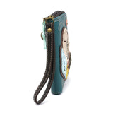 Chala Sand Dollar Zip Around Wallet