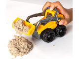 Kinetic Sand, Dig & Demolish Truck Playset with 1Lb for kids fun