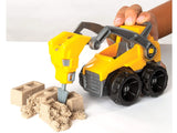 Kinetic Sand, Dig & Demolish Truck Playset with 1Lb for kids fun