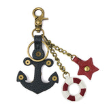 Chala Charming Keychain Anchor Purse Charm, Key Chain, Bag Charm, Key Fob