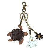 Chala Charming Keychain Turtle Purse Charm, Key Chain, Bag Charm, Key Fob