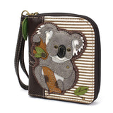 Chala Koala Zip Around Wallet - Wristlet