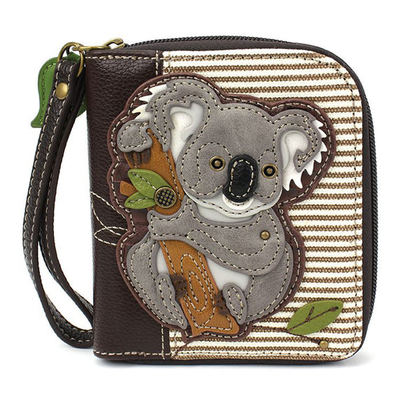 Chala Koala Zip Around Wallet - Wristlet