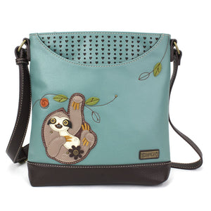 Chala Sweet Messenger Sloth Handbag, Tote, Crossbody, Purse