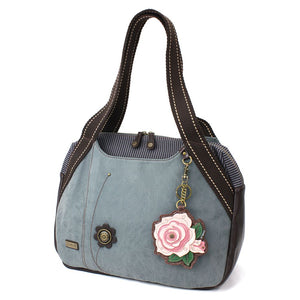 Chala Women's Bowling Bag Pink Rose Color Varieties Handbag Shoulder Bag