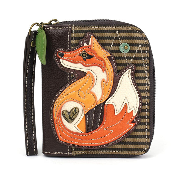 Chala Fox A Zip Around Wallet