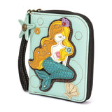 Chala Mermaid A Zip Around Wallet - Wristlet