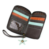 Chala Sand Dollar Zip Around Wallet