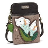 Chala Calla Lily Cellphone Crossbody Purse Adjustable Strap Flower Lovers