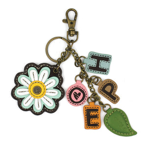 Chala Charming Charms Keychain DAISY+HOPE Purse Charm, Key Chain, Bag Charm, Key Fob